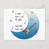 Ik wil de hele nacht een rol spelen briefkaart (Voorkant)