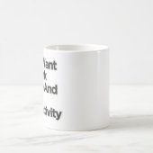 Ik wil de koffieproductiviteit Drinken Koffiemok (Center)