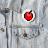 Ik wil de man zijn, Delicious Fruit Sticker Ronde Button 5,7 Cm (In situ)