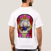 Ik wil de man zijn, het Glas in lood raam. T-shirt (Achterkant)
