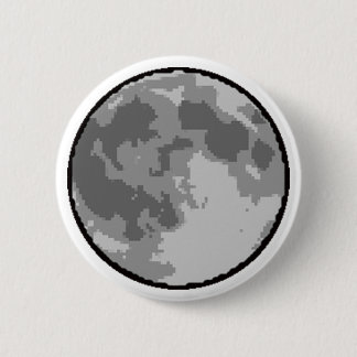 Ik wil de man zijn - Moon Pin Ronde Button 5,7 Cm