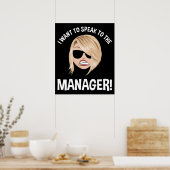 Ik wil de manager spreken! Karen Meme Poster (Keuken)