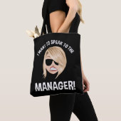 Ik wil de manager spreken! Karen Meme Tote Bag (Dichtbij)