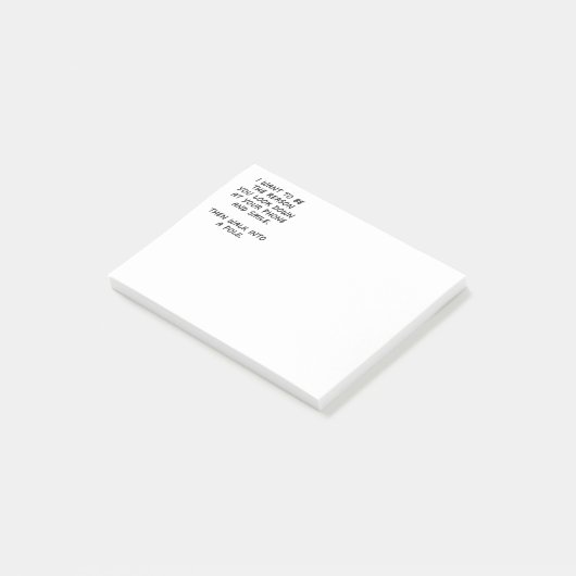 Ik wil de reden zijn post-it® notes (Schuin)