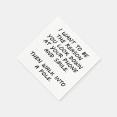 Ik wil de reden zijn servet (Hoek)