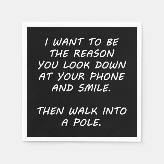 Ik wil de reden zijn servet (Voorkant)