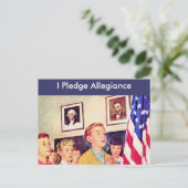 Ik wil de vlag alwettig maken briefkaart (Staand voorkant)