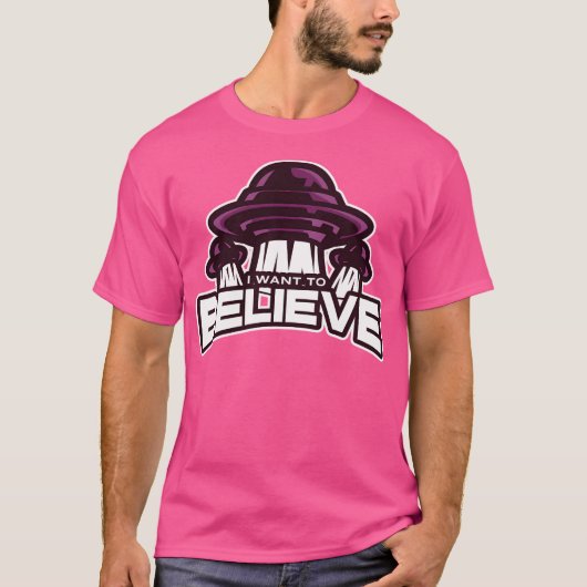 Ik wil design geloven t-shirt (Voorkant)