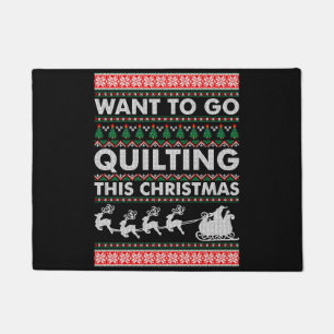 Ik wil deze kerst gaan quilten deurmat