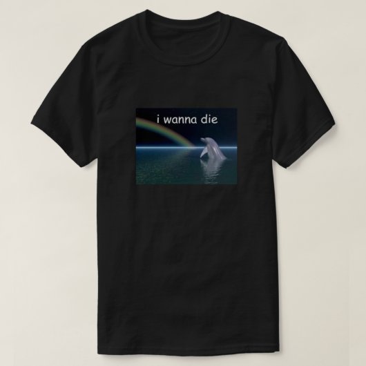 Ik wil Dolphin Classic T-shirt (Design voorkant)