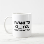 Ik Wil Dood Koffiemok (Links)