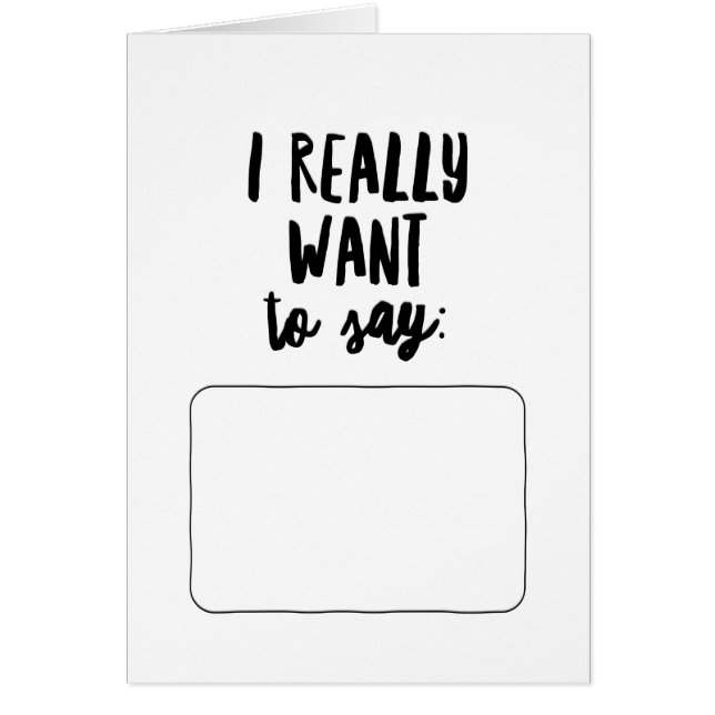 Ik wil echt zeggen... (Voorkant)