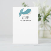 Ik wil een baby jongen. Nautisch advies over blauw Informatiekaartje (Staand voorkant)