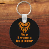 Ik wil een beer worden sleutelhanger (Voorkant)