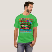 Ik wil een boot voor Kerstmis T-shirt (Voorkant volledig)