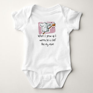 Ik wil een Chef worden zoals mijn mama Baby T-Shir Romper