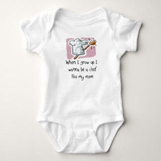 Ik wil een Chef worden zoals mijn mama Baby T-Shir Romper