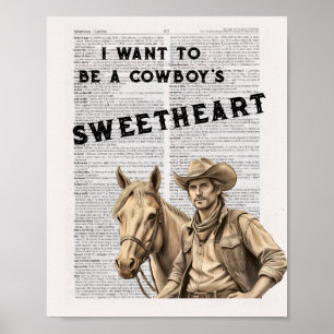 Ik wil een cowboy zijn (2) poster