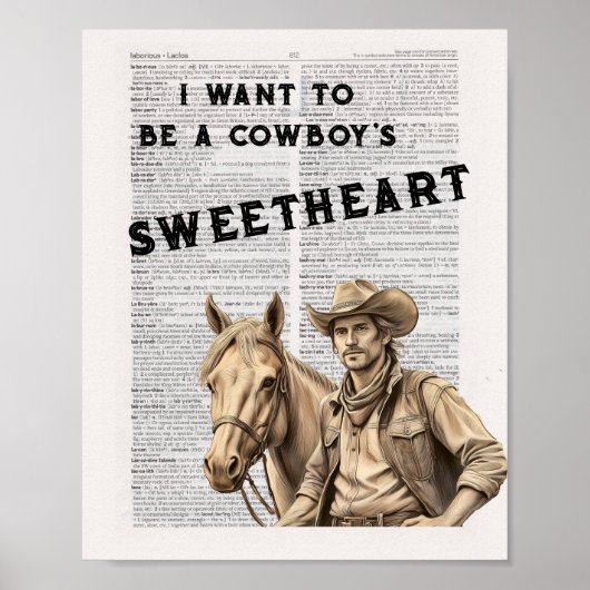 Ik wil een cowboy zijn (2) poster (Voorkant)