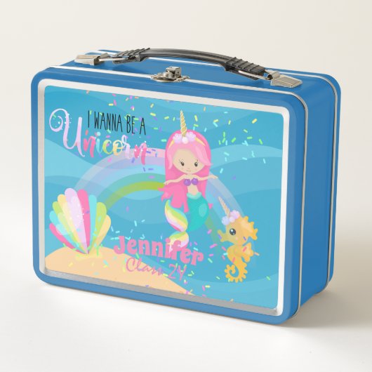 Ik wil een eenhoorn roze goud zeemeermin meisjes z (Voorkant)