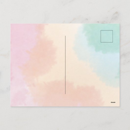 Ik wil een eiland kerstmis post Kaart (Achterkant)