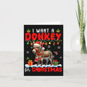 Ik wil een ezel voor de kerstman ezel boer kaart