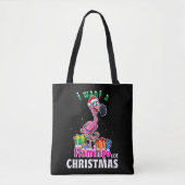 Ik wil een Flamingo voor kerstroze Flamenco Tote Bag (Voorkant)