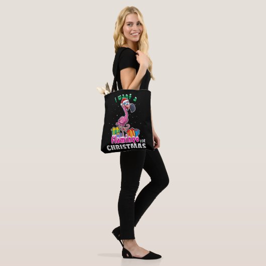 Ik wil een Flamingo voor kerstroze Flamenco Tote Bag (Op model)
