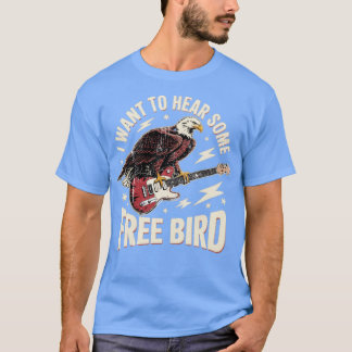 Ik wil een gratis vogel horen t-shirt