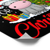 Ik wil een hippopotamus voor de kerstvakantie. poster (Hoek)