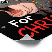 Ik wil een hippopotamus voor de kerstvakantie. poster (Hoek)