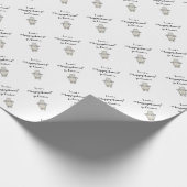 Ik wil een hippopotamus voor Kerstmis. Cadeaupapier (Hoek)