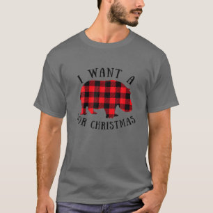 Ik wil een hippopotamus voor Kerstmis.. een hippo T-shirt