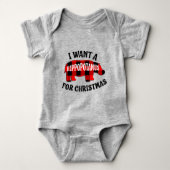 Ik wil een hippopotamus voor Kerstmis. Romper (Voorkant)