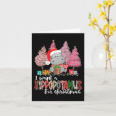 Ik wil een hippopotamus voor kerstvakantie hippo v kaart (Gele Bloem)
