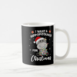 Ik wil een Hiptamus voor Kerstmis Zoete Heupen Koffiemok