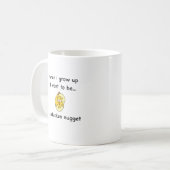 Ik wil...Een Kip Nugget! Koffiemok (Voorkant links)