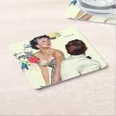 Ik wil een Man 2 Kartonnen Onderzetters (Schuin)