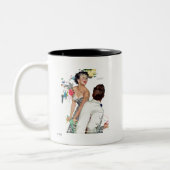 Ik wil een Man 2 Tweekleurige Koffiemok (Links)