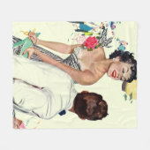 Ik wil een Man Fleece Deken (Voorkant (Horizontaal))