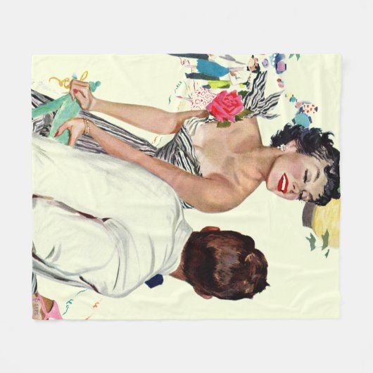 Ik wil een Man Fleece Deken (Voorkant (Horizontaal))