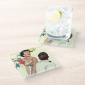 Ik wil een Man Glazen Onderzetter (Schuin)