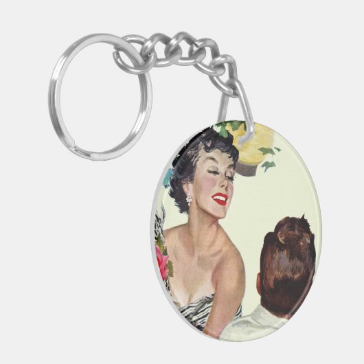 Ik wil een Man Sleutelhanger (Voorkant Links)