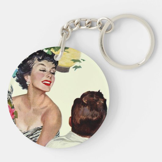 Ik wil een Man Sleutelhanger (Achterkant)