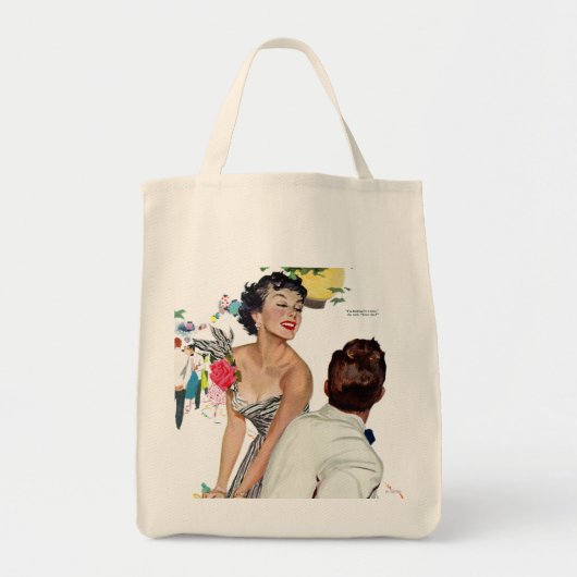 Ik wil een Man Tote Bag (Voorkant)