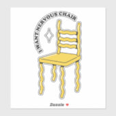 IK WIL EEN NERVOUS VOORZITTER STICKER (Vel)