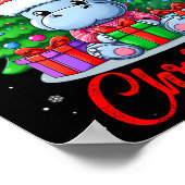 Ik wil een nijlpaard voor kerst nijlpaard voor kin poster (Hoek)