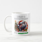 Ik wil een nijlpaard voor Kerstmis 01 Koffiemok (Links)