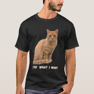 Ik wil een Oranje Tabby Cat T-shirt