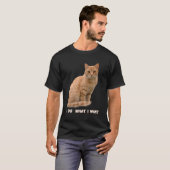 Ik wil een Oranje Tabby Cat T-shirt (Voorkant volledig)